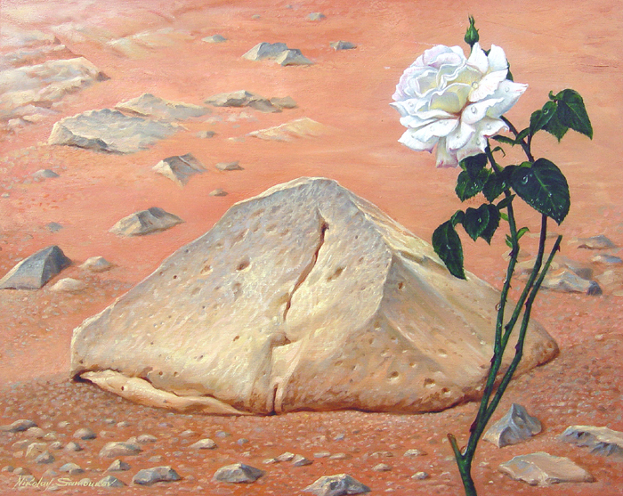 Martian Stone and a Rose