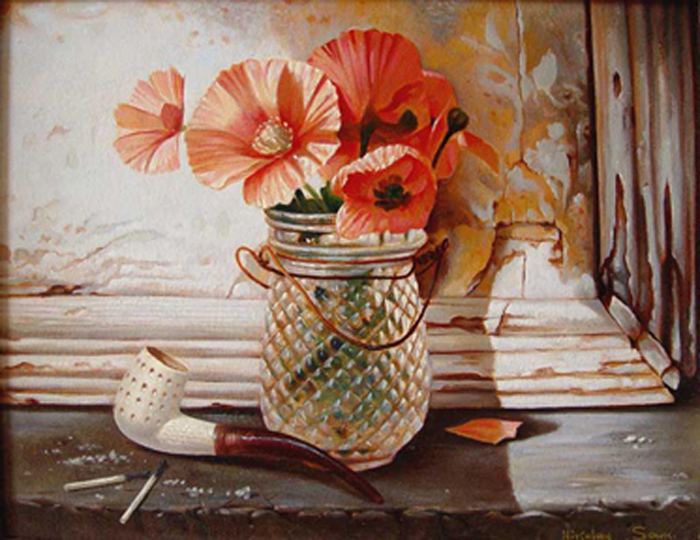 Still-life_with_a_pipe._16x20_in.